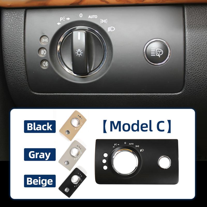 For Mercedes Benz ML300 ML350 GL320 GL350 W164 X164 New Black Car Headlight Switch Cover Panel Replacement 1645453504