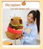 Capybara Hamburger Plush Toy – Cute Decompression Doll & Birthday Gift