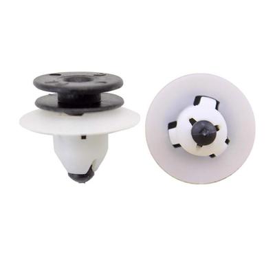 10 VNT. Nailoninės Juodos ir Baltos Apdailos Sagtys Laikiklis 30653441 Volvo C30 C70