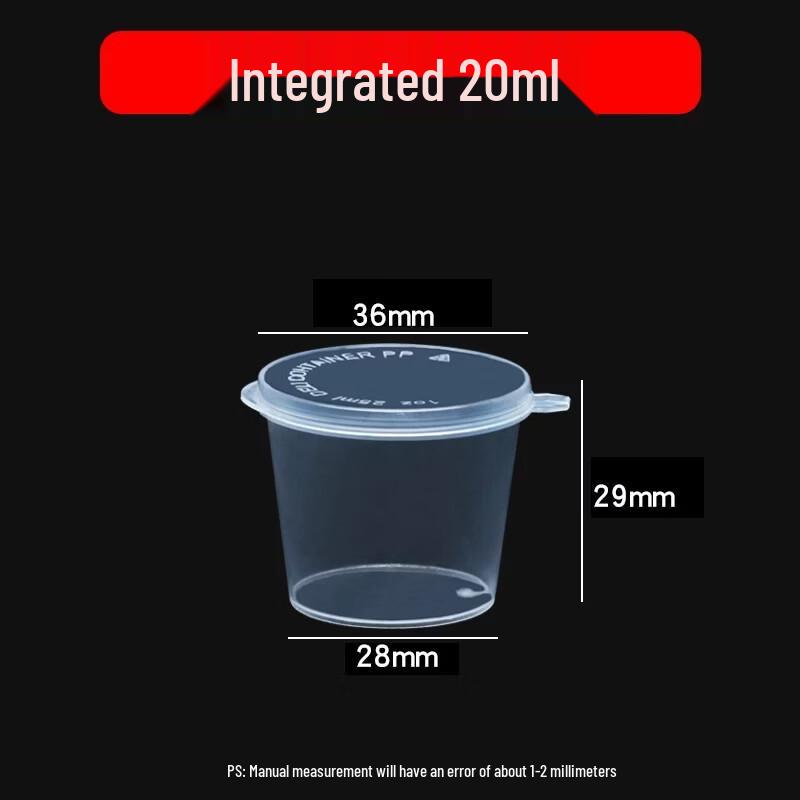 Disposable Sauce Containers with Lids