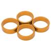 4 Pcs Aluminium Alloy Bicycle Headset Pad Bike Handlebar Stem Spacers 28.6x10mm1.13x0.39in for