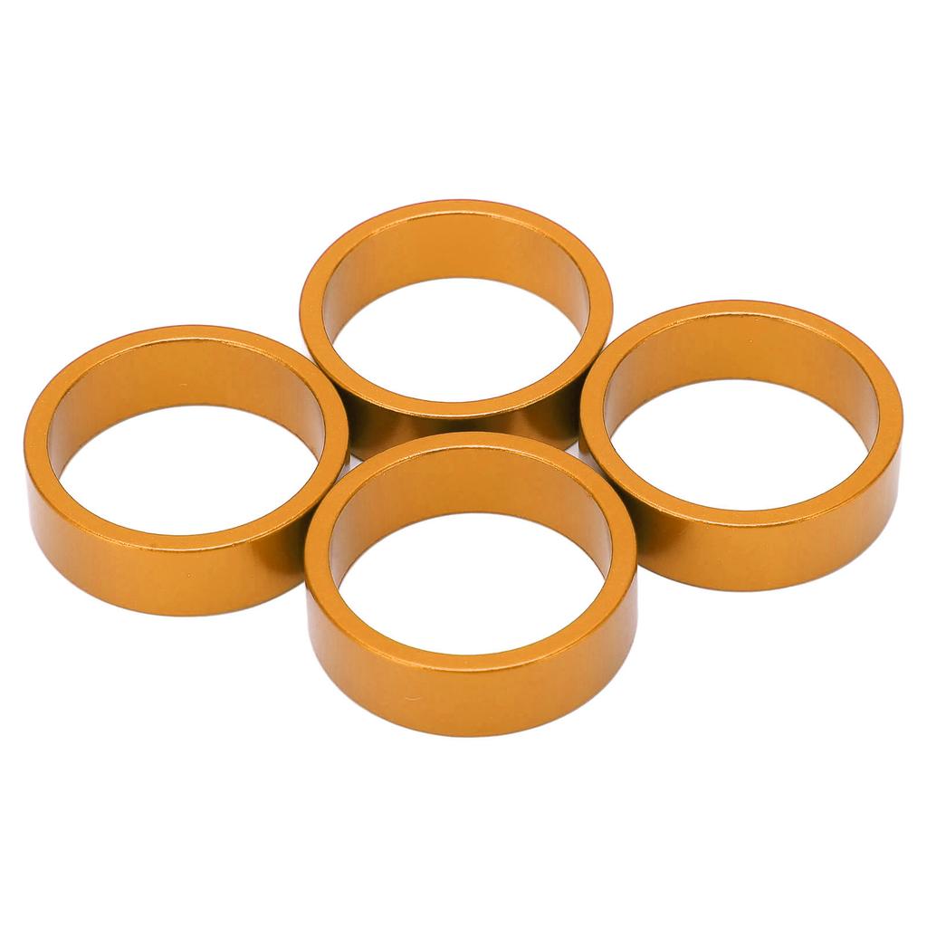 4 Pcs Aluminium Alloy Bicycle Headset Pad Bike Handlebar Stem Spacers 28.6x10mm1.13x0.39in for