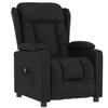 VidaXL Fauteuil inclinable électrique Noir Similicuir 3098801