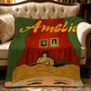character a-amelie-e Throw Thick Comfort Flannel Quilt, Multi-scene Use Indoor Outdoor Daily Nap