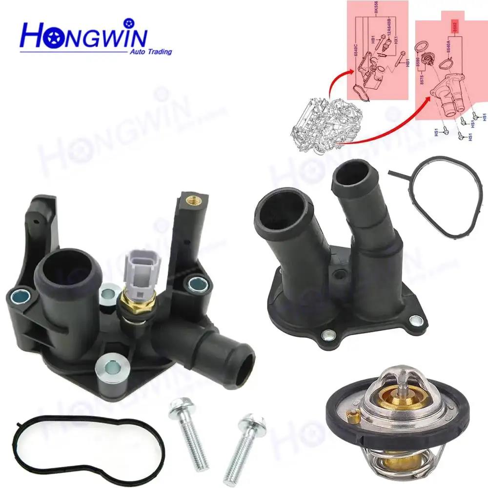 7M5G-8K556-AC 2S6G9K478BD 1707050 1712228 1531004 Coolant Thermostat Housing For FORD MONDEO IV FIESTA V FUSION FOCUS II FUSION Thermostats 5