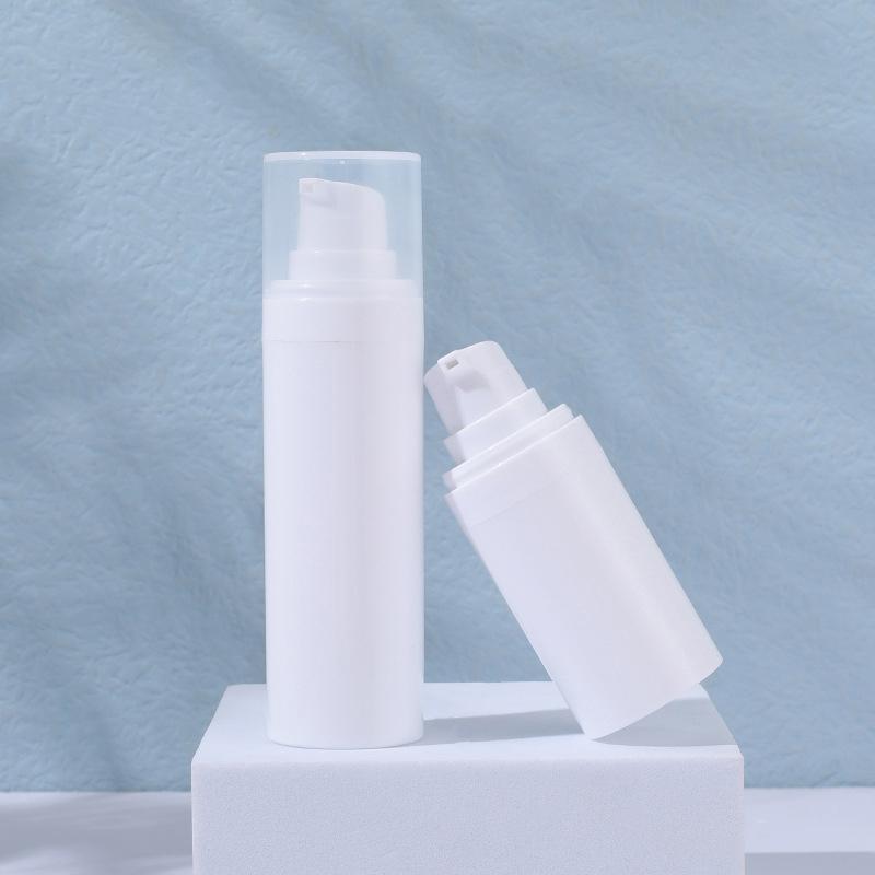 15/30Ml Empty Airless Pump Bottles Mini Lotion Vacuum Cosmetic Containers Women Make Up Travel Emulsion Bottle
