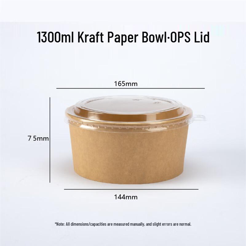 Einweg-Kraftpapier-Mikrowellen-Lebensmittelbehälter