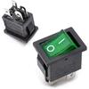 Oiyagai 5-Pack IEC320 C14 Power Inlet Module with Rocker Switch, 250V 10A Male Socket Plug, DPST Panel Mount Connector for DIY Power Supply Repair