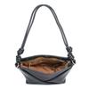 Barcos Shrink Leather Knot Design Shoulder Bag for Women, Made with Premium Cowhide Leather, Adjustable Length, Camel