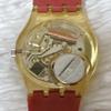 Used SWATCH Swatch 1991 Ladies Watch with Case Battery Replaced Working Item Red Vintage Y2K Quartz
