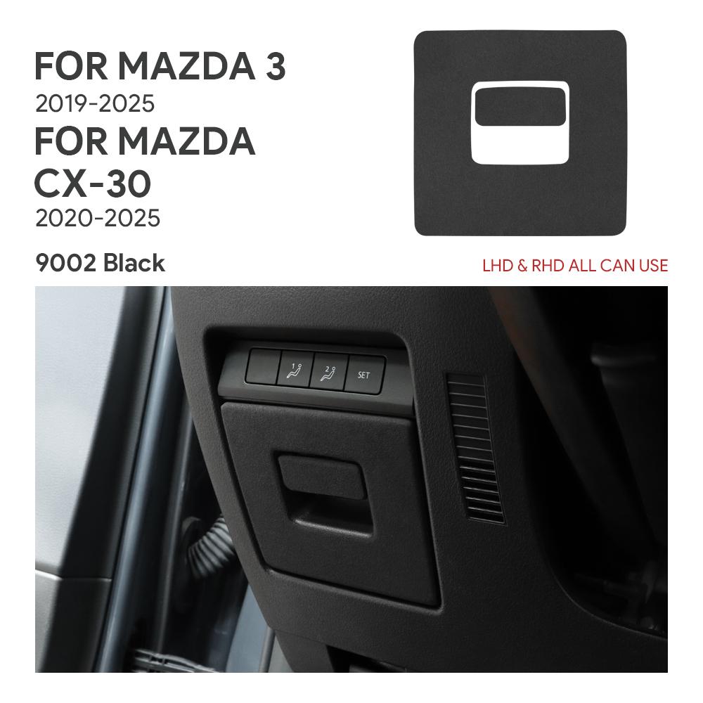 Top Suede Trim LHD RHD Sticker For Mazda 3 BP Axela CX30 CX-30 2019 2020 2025 2025 2025 2025 2025 Car Driver's Storage Box Panel