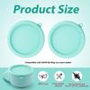 2pcs Silicone Lid for Dash My Mug Ice Cream Maker, 5.9in BPA-Free Replacement Lids Leakproof Storage Covers Dishwasher Safe for Yogurt Food Ice Cream