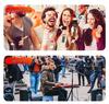 Universal Wireless Dynamic Microphone with Dual Amplifier Stand for Home, Conference, and Stage Audio