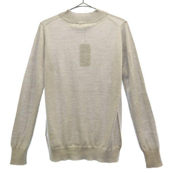 Nepoužitý URBAN RESEARCH vlněný svetr s dlouhým rukávem Free šedý úplet Dámský Použitý