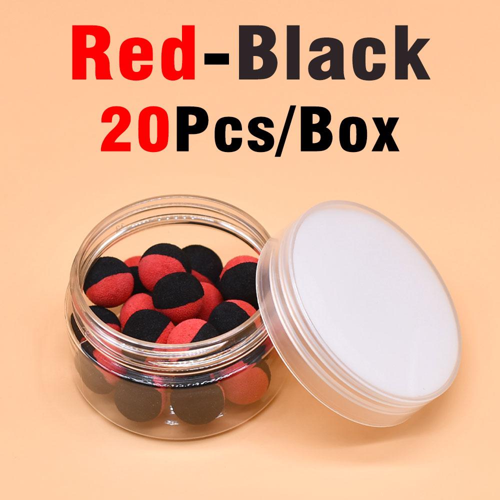 20Pcs/Box Carp Fishing Lures Pop up Boilies Baits Foam Ball Ronnie Rig Method Fishing Lures Hair Rig for Carp Fishing