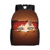 Uzumaki Gaara Kurama Shukaku Backpack  Sport Backpacks Boy Design Print School Bags Leisure Rucksack
