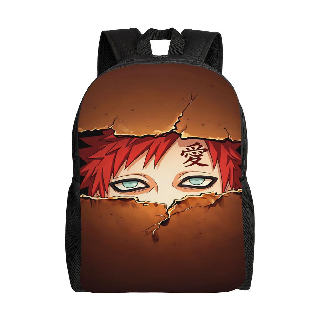 Uzumaki Gaara Kurama Shukaku Backpack Sport Backpacks Boy Design Print School Bags Leisure Rucksack