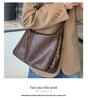 Meilade 2025 Autumn/Winter Retro Korean Tote Bag - Large Capacity, Versatile Crossbody Women's Handbag