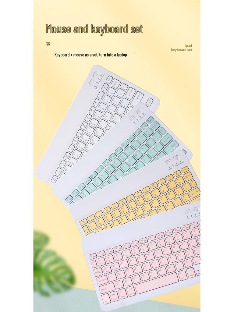 Wireless Bluetooth Keyboard & Mouse for iPad, Android, Huawei, Honor, Lenovo Tablets & Phones