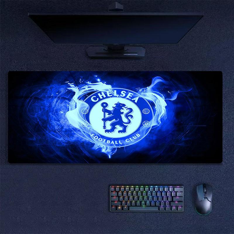 The Blues Mouse Pad, Large Gaming Desk Mat, Non-slip XXL Mousepad for Laptop & Tablet, Mini PC Playmat with Stitched Edges