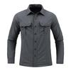 Men's Quick-Dry Ice-Feel Sun Protection Long-Sleeve Shirt for Spring/Summer Outdoor and Workwear, Plus Size Available.
