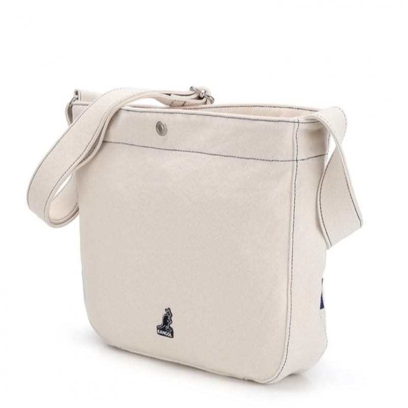 KANGOL Bio Canvas Soft Cross Bag 3396 Ivory