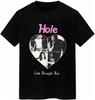 Hole Band Courtney Love Męska Bawełniana Czarna Koszulka Wszystkie Rozmiary