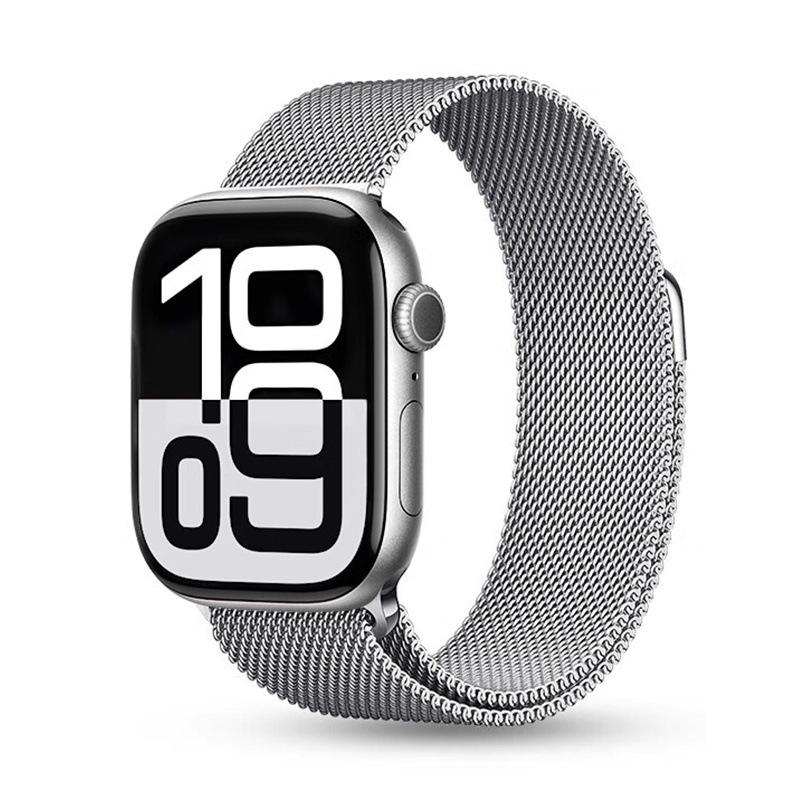 Stainless Steel Elastic Watch Band for Apple and Huawei Smartwatches