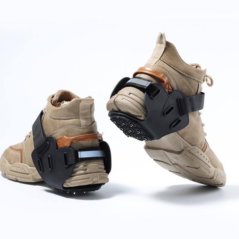 9 Claws Nails Antislip Shoe Cover Nonslip Traction Ice Cleats Walk Crampon Spikes Grip for Hiking Winter Mountain Road