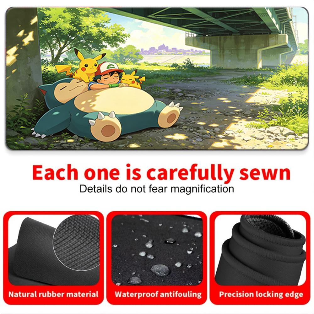 Pokemon Underwater Shipwreck Adventure Gaming Mouse Pad NonSlip Desk Mat 30x80x0.2cm