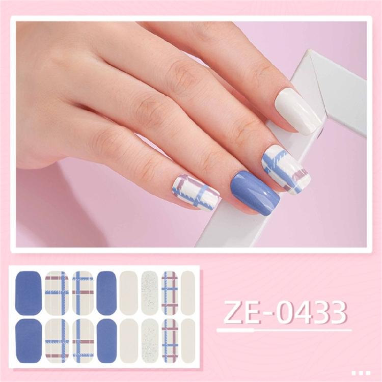 Selbstklebende Maniküre Dekoration Nagelstreifen Mode Nagelaufkleber für Frauen