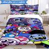 3PCS Digital Circus Adventure Bedding Set,Including 1pc Duvet Cover And 2pcs Pillowcases Perfect for Bedroom, Dormitory, Fan Christmas Gift