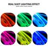 RGB LED Fiber Optic Car Ambient Light Strip Multi-color Dashboard Decoration Interior Mood Light 1/2/3/4/5 Meter Custom Length