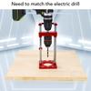 Hand Electric Drill Holder Handheld Bench Drill Fixing Bracket 35mm Hinge Hole Locator for Woodworking