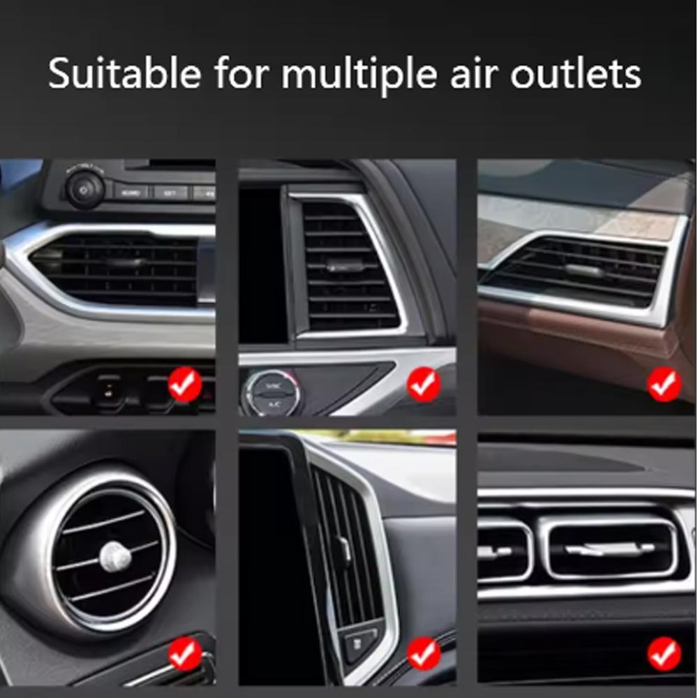 1pcs Mounted Car Fragrance Air Vents Car with Aromatherapy Essential Oil Rotating Ornaments Car Interior Decorations Christmas