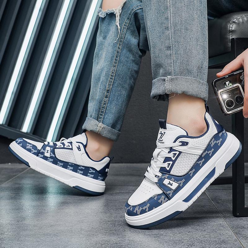 Moda pentru bărbați Pantofi de skateboard ocazional de jos pentru băieți Pantofi comozi Studenți de sex masculin Trend Talpă moale Clasic Respirabil Sală de sport Anti-alunecare