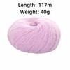 Multicolor Wool Ball Cotton Candy Yarn Ball  for Knitting Doll Hair Clip