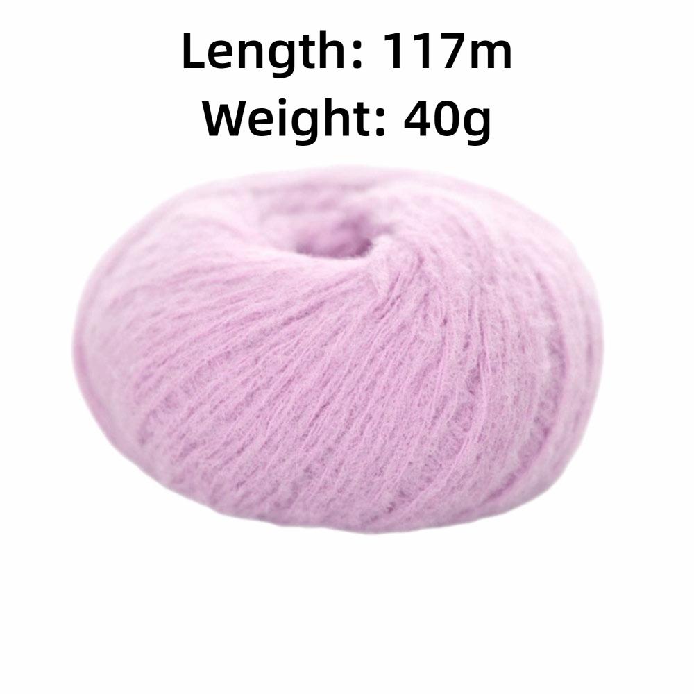 Multicolor Wool Ball Cotton Candy Yarn Ball  for Knitting Doll Hair Clip