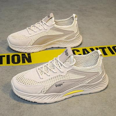 Sommer Atmungsaktive Hohlmaschenschuhe Herren Mode Laufen Lässiger Sneaker Männlicher Komfort Vulkanisierte Schuhe Plateau Tenis Masculino