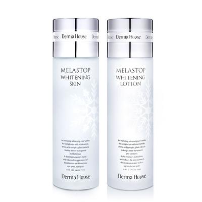 Melastop sbiancante 2 tipi (pelle + lozione) / Gestione delle imperfezioni funzionale sbiancante per pelle spenta, 1 set