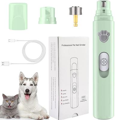 Lixadeira de Unhas Profissional de 2 Velocidades para Cães Pequenos Médios Grandes e Gatos