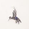Lapis Lazuli Gemstone 925 Sterling Silver Jewelry September Stone Pendant 1.8" CP-20-23