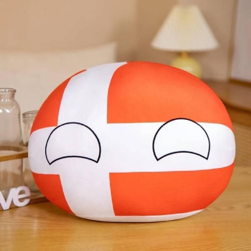 Countryballs Toy Anime Polandball Plush Pendant Doll Childrens Pillow Throw