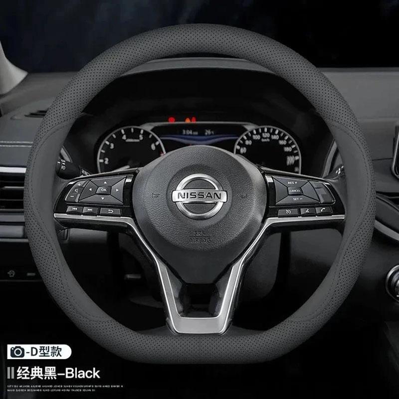 CCMLIC1 Car Steering Wheel Cover For Nissan Qashqai J10 J11 Juke X-Trail Note Leaf Sentra Altima Maxima Micra TIIDA Teana Murano Patrol