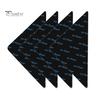 4Pcs Double Sided Rug Pads Triangular Design Washable Anti-Slip Grips Strong Adhesion Rug Stickers for Hardwood Floors