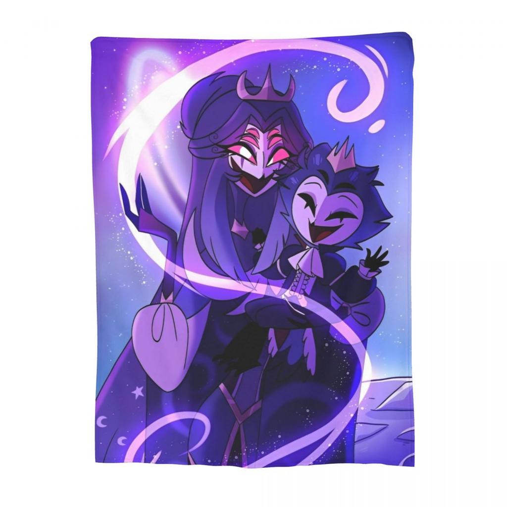 Zły Stolas H-Helluvas Boss Koc Super Miękkie Koce do Rzucania na Sofę 50x60 Cal Wielorozmiarowy Dywanik