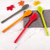 Long Handle Silicone Spoon, Heat Resistant Food Grade Stirring Spoon, Dishwasher Safe Non-stick Mixing Spoon Kitchen Utensils