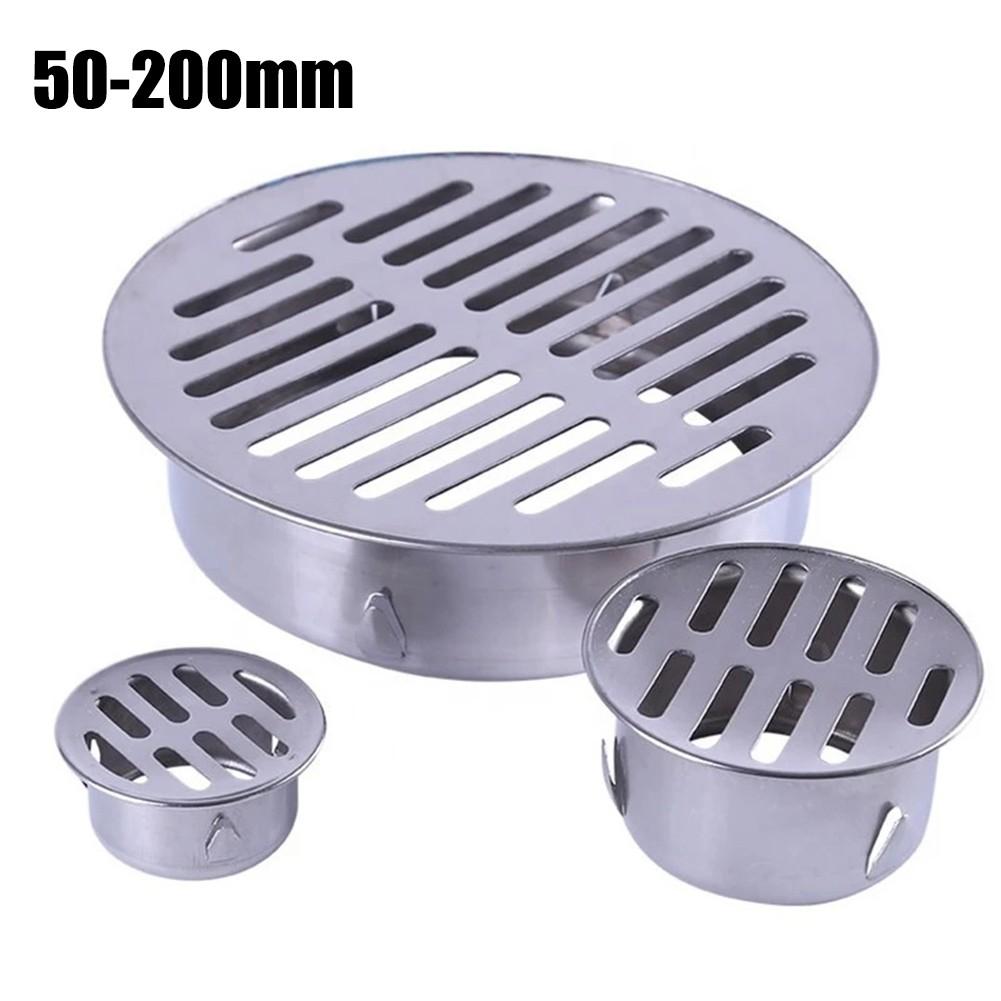 Rain Pipe Cap Floor Drain Stainless Steel Balcony Cover
