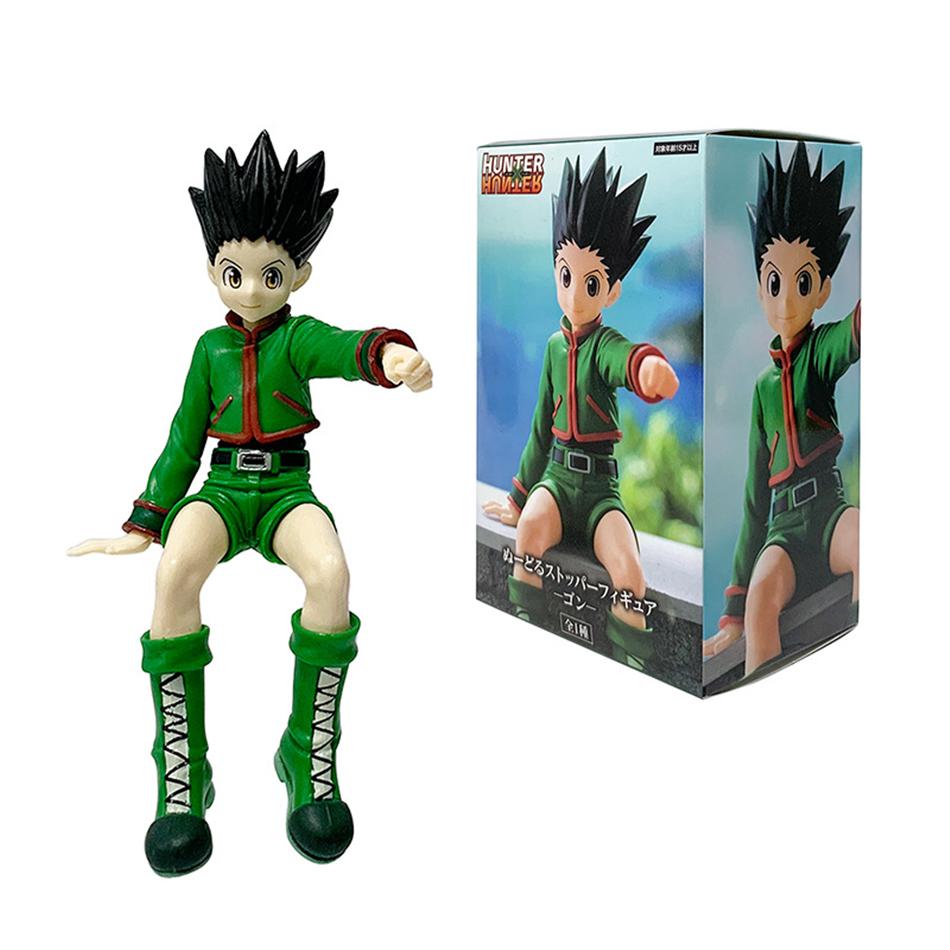 14-23cm Hunter x Hunter Chrollo Lucilfer Figura de Anime Trupe Fantasma Hisoka Figura de Ação Killua Zoldyck Kurapika Modelo Brinquedos