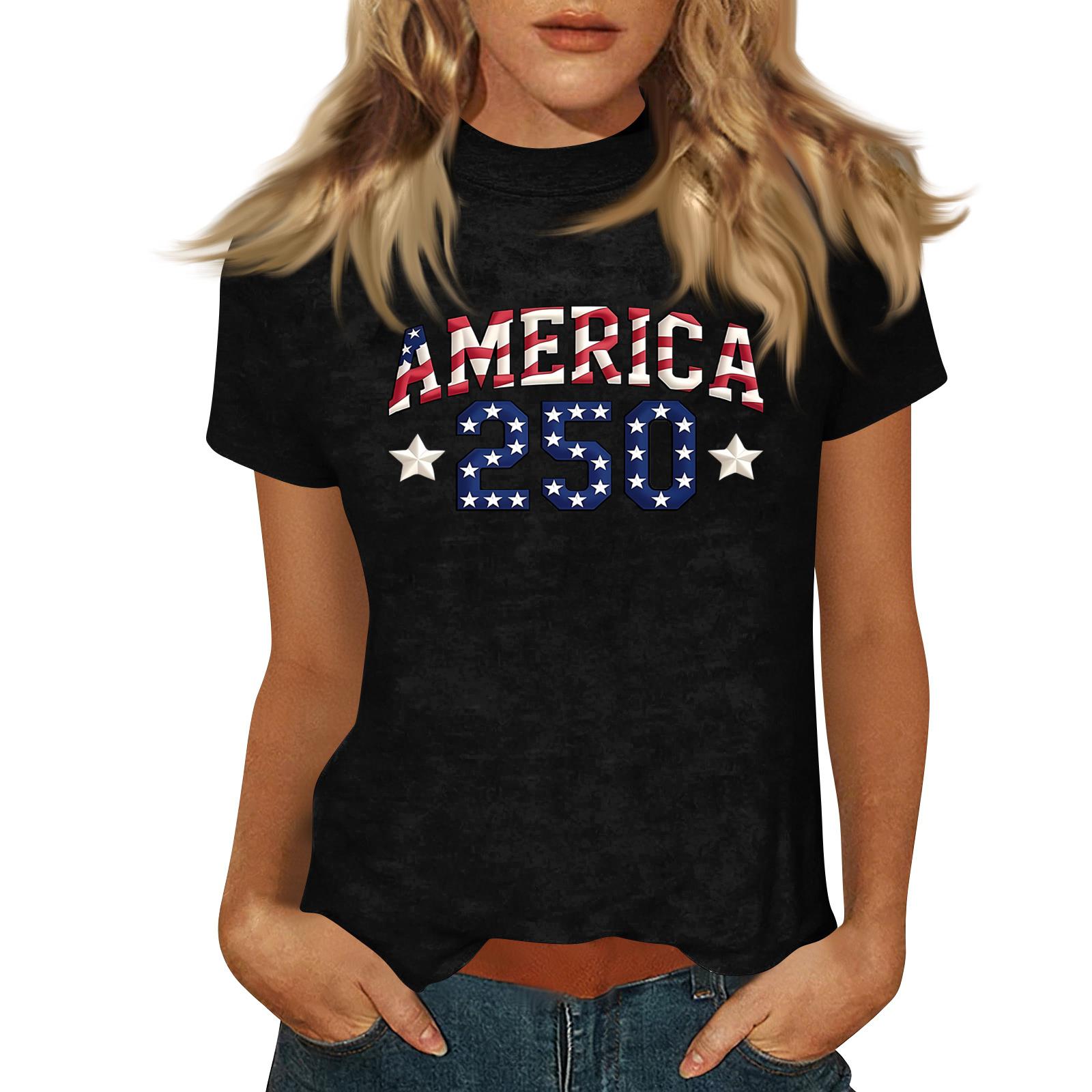 Women s Fashion Casual Three-quarter SleevePrinted Round Neck Top XL чёрный